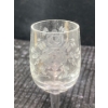 Image 2 :  Crystal Clear Industries #2690 "Deco Rose" Etched Crystal Cordial Glasses