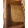 Image 2 : Dresser w/ 4 Drawers and 2 Side Cupboards 76 W, 21 D, 32 H, Attached Mirror 43 X 46