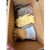Image 5 : Box of new leather welding, gloves, brand new winter workload, boots, and heater