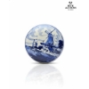 Image 3 :  Collection Of Vintage Delft Blue Trinket Boxes.
