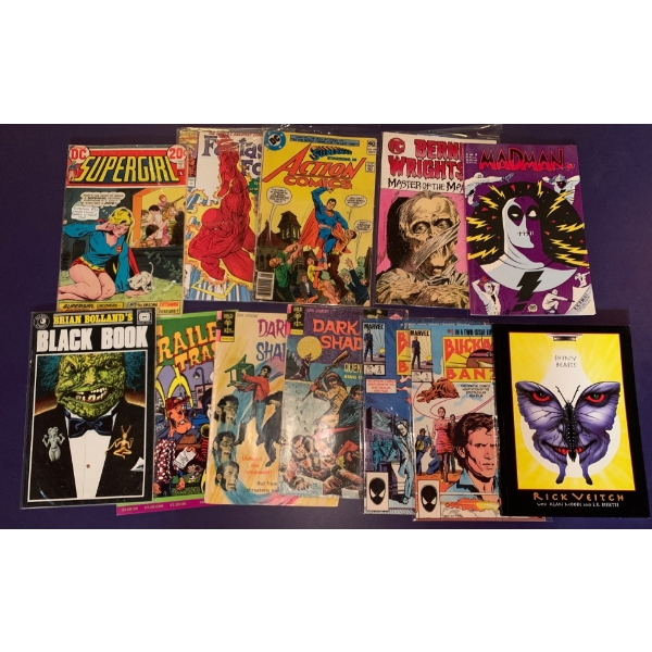 Comic Collection Including 'Supergirl' 