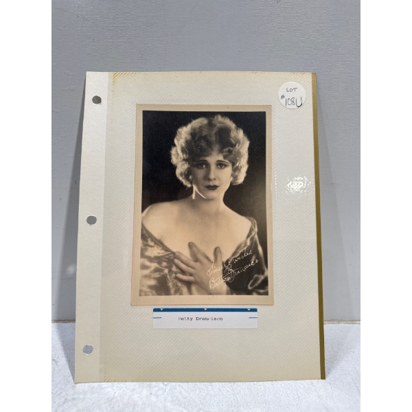 Betty Drancisco Autograph