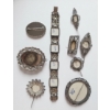 Image 4 :  Collection Of Vintage Dutch Delft Porcelain Costume Jewelry , 