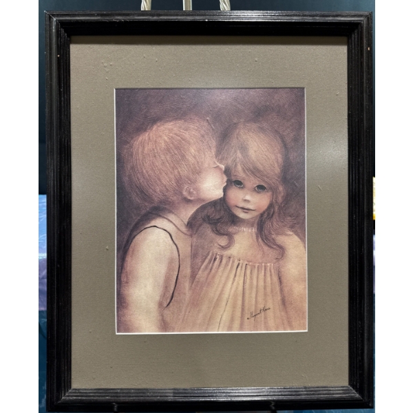 Margaret Kane - A Little Kiss Print - W10.5x13.5H