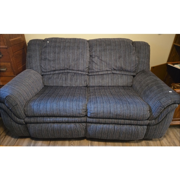 Vintage Reclining  Fabric Loveseat - 70W, 40D, 38T