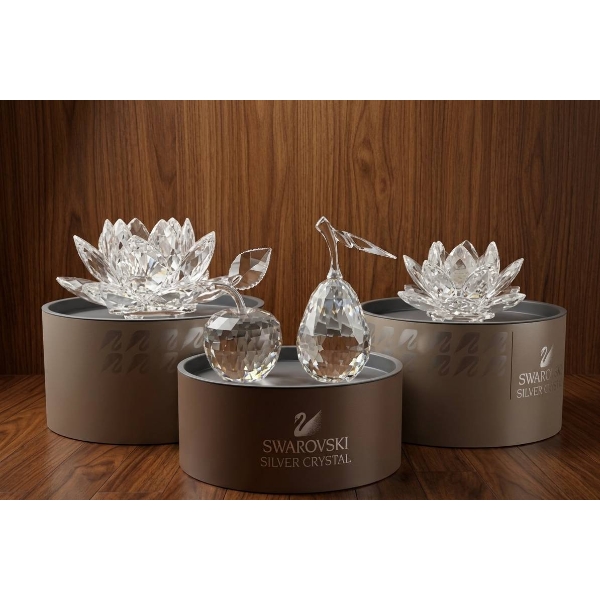 Crystal Decorative Ornaments, Including Lotus Flowers and Fruits