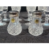 Image 2 :  Set of Vintage Crystal Glassware in the Well-Known "Cross and Olive" Pattern