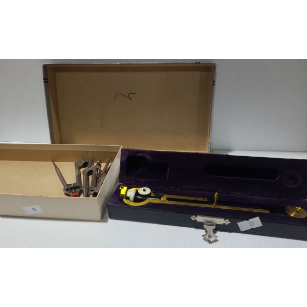 Compasses and Planimeter w/ Case