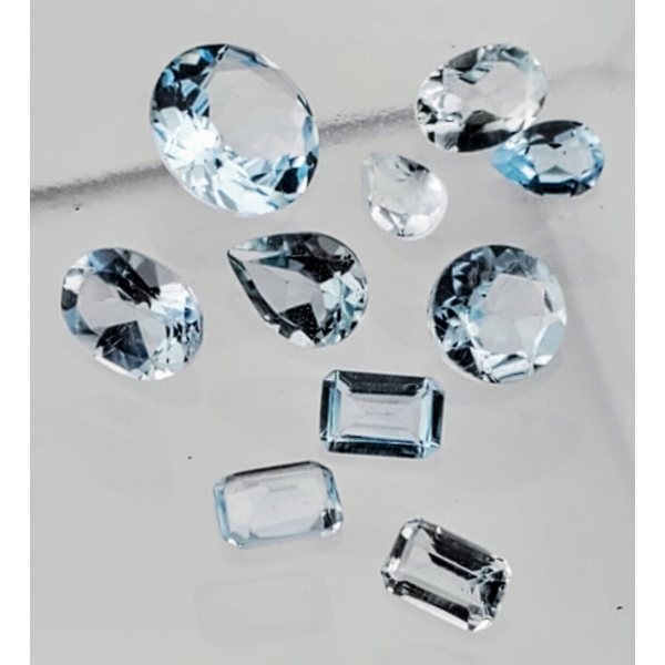 Aquamarine (18.8 ct, Assorted mm)
