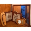 Image 1 : Vintage Barometer / Mini Weather Station w/ Cottage Art & Keepsakes 