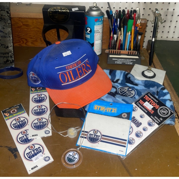 Vintage Oilers Swag - Temporary Tattoos Hat Toque Stickers & More