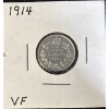 Image 1 : 1914 VF Canadian Dime 92.5% Silver