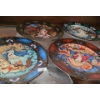 Image 1 : Set of 4 Painted Plates 8" Diameter