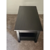 Image 4 : Black MDF Coffee Table w/ Pull-Up Top and Bottom Storage Drawers 39.5 W, 20 D, 19 T 