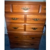Image 1 : Oak Dresser Brass Pulls 33 x 17 x 46T