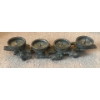 Image 5 : Wrought Iron Brutalist Style Candle Holders 