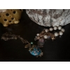 Image 3 : Decorative Owl Collection #4 -  Hand Carved & Painted Wood Own By Zim (20T) w/ Costume Jewelry, More