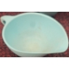 Image 5 : Blue Melamine Dishware and Cobalt Glass Basket