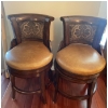 Image 1 : Beautiful Bohemian Genuine Leather Bar Stools 36T (quant.2)