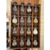 Image 1 : Wooden Vintage Spice Rack with Handmade Clock and Ceramic Owl
