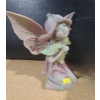 Image 2 : Fairy Figurine, Pair of Ceramic Horses 8 X 12, Forestville Clock 9 T 6" Diameter Base