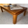 Image 2 : Solid Wood Coffee Table w/ Books  44x29x18"tall