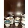 Image 5 : Royal Doulton Bone China 'Carlyle' Large Set - Teacups/Saucers, Gravy Boat, Creamer, Teapot, More