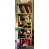 Image 1 : Wooden Shelf Including Contents, Garage Essentials! 