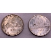 Image 1 : Canadian Silver Dollar 1966 (80% Pure Ag) 23.1g & Canadian Silver Dollar 1959 23.1g (80% Pure Ag)
