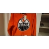 Image 4 : BRAND NEW Oilers Hockey Sockey Onesie, SZ L with Mini Floor Hockey Bundle!