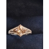 Image 3 : Enchanted Disney Aurora Morganite And Diamond Ring in Sterling Silver and 10K Rose Gold 3.51g