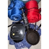 Image 3 : Camper's Collabo - Tarps Sleep Sacks George Forman Grill Propane Cooler Frying Pans