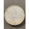 Image 1 : 1965 Canadian Silver Dollar Coin with Canoe Design