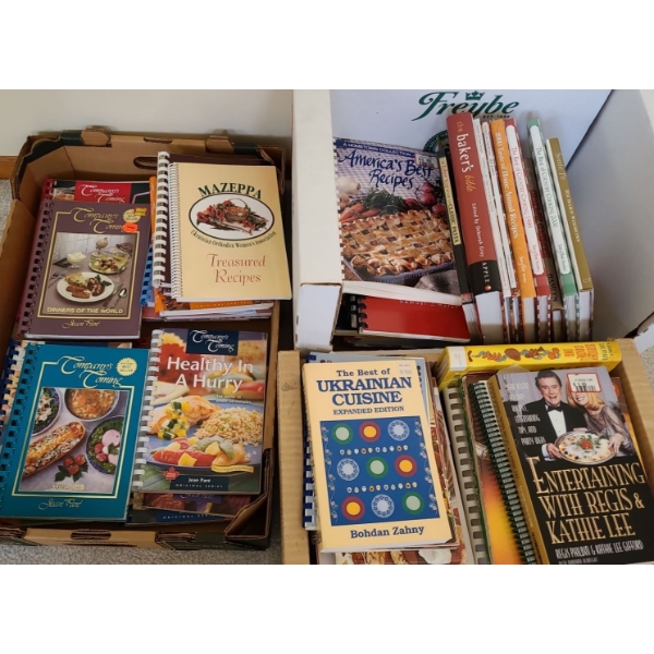 Cookbook Collection #2 - Companys Coming,  Ukrainian Cooking, and More 
