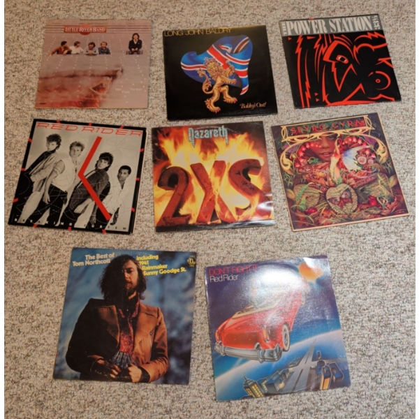 Vintage Vinyl Records - Red Rider Nazareth Long John Baldry Little River Band & More
