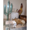 Image 2 : Glass Cactus 8 T, Wooden Bowls, Stonehenge Picture, Marble Rhino and More!