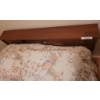 Image 3 : Double Bed with Wooden Headboard Featuring Integrated Storage