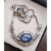 Image 2 : 5.6 g Certified Silver Star Sapphire gemstone Bracelet ($6,506 Appraisal)