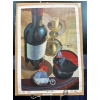 Image 1 : Untitled Wine Bottle & Glass  24Wx36H