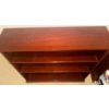 Image 1 : Stunning Rosewood 3 Shelf Wooden Bookcase 47x14x39