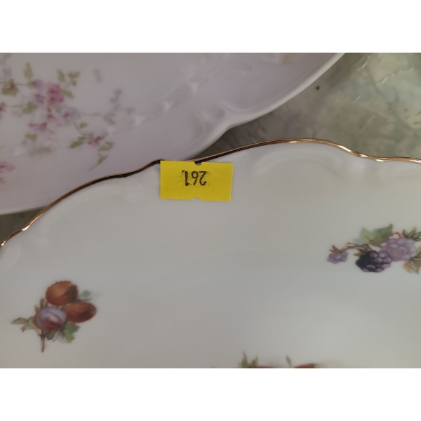 Assorted serving plates 