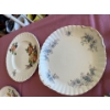 Image 5 : -great lot of porcelain serving plates & collection of floral Porcelain ornaments.