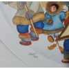 Image 4 : "Village Traditions",Artist: Barbara Lavallee, 365/750, Offset Lithograph Framed Under Glass 19 X 19