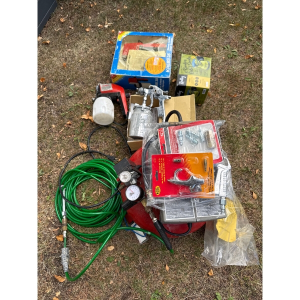 Compressor, Paint Sprayers & Corded Palm Sander
