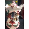 Image 4 : Tabletop Holiday Decor Including Golden Santa Figurine