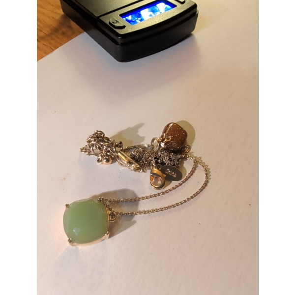 Tangled Gold Jewelry - Some Stamped 10K Some Costume 11.41g