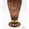 Image 3 : Vintage Vecchia Murano Amethyst Glass 24K Gold Gilt Accents. 10''INCHES HEIGHT