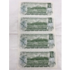 Image 3 : 2 Uncut 1:4 Canadian 1973 $1.00 Bills and 2:2 $2.00 Bills Prefix: BFL BFK 