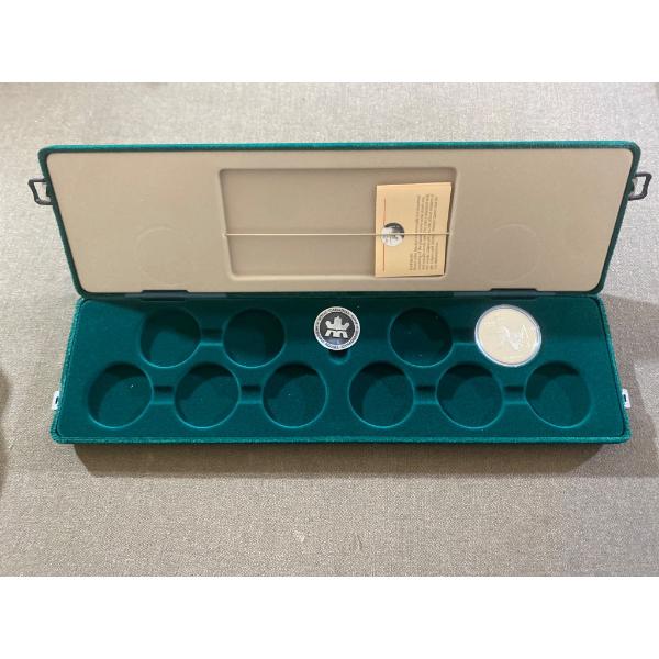 1986 Canadian $20 Calgary Olympic Winter Games Silver Coin with Presentation Case