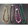 Image 4 : Four Handcrafted Semi-Precious Stone Necklaces